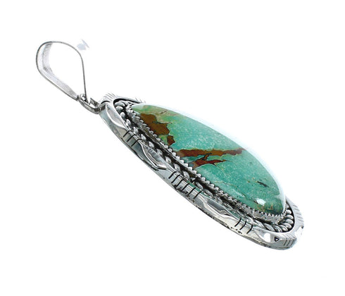 Navajo Native American Turquoise Sterling Silver Pendant NN20078